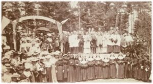 Laying of the cornerstone, Stevens Point, Wisconsin, May 1902