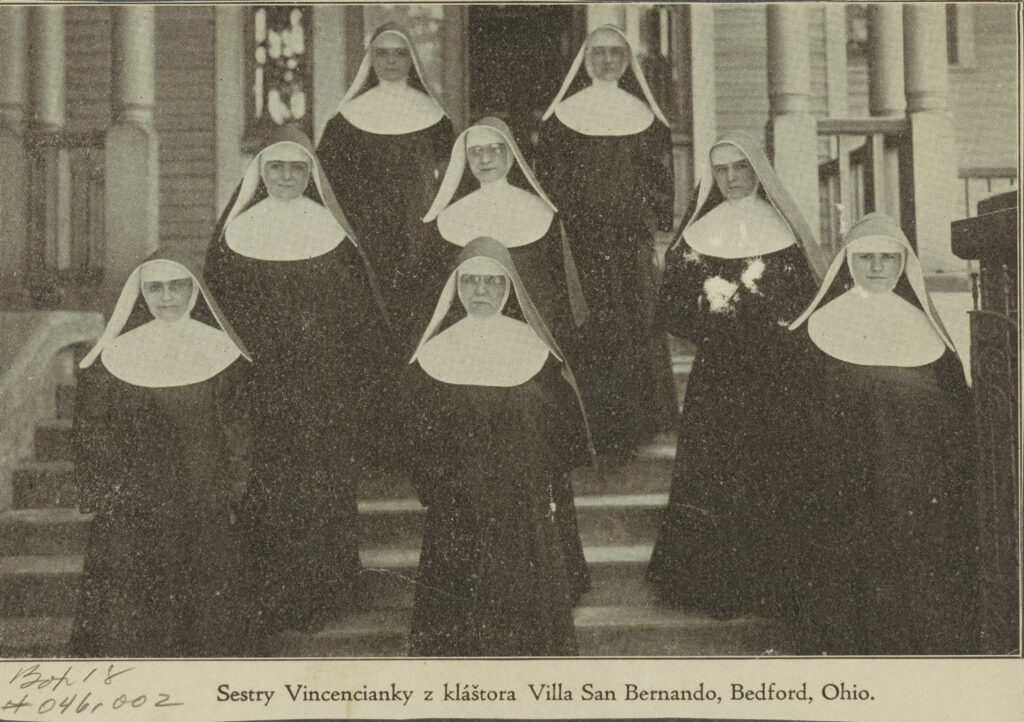 The first photo of the sisters who served before the arrival of Mother M. John Berchmans. August 28, 1929