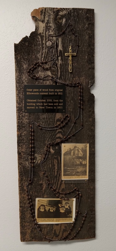 Wood from the exterior of the convent