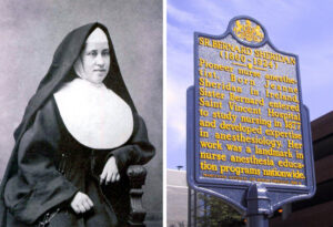 Sr Mary Bernard Sheridan and Historical Marker